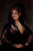 Francisco de Goya Portrat der Dona Isabel Cabos de Porcel oil painting reproduction